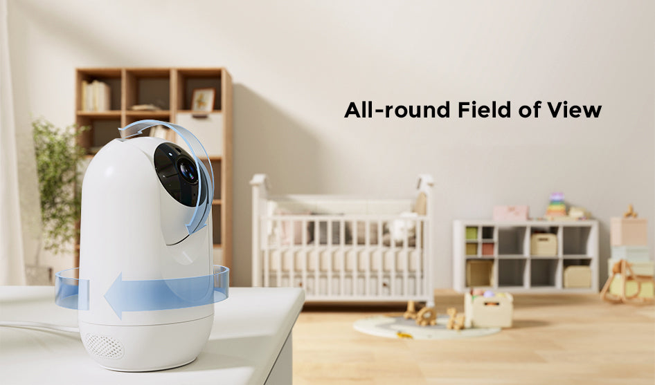Momcozy Video Baby Monitor 360 degree all-arroud view