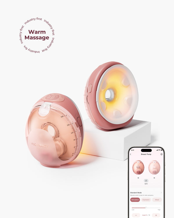 Momcozy Wellness 1 Warm-Massage Wearable Breast Pump