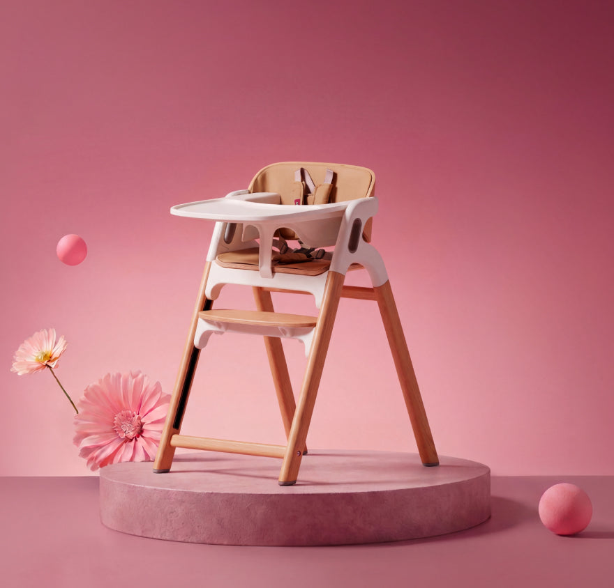 Momcozy DinerPal High Chair and Soft Cushion