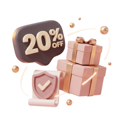 20% OFF +Extended Warranty