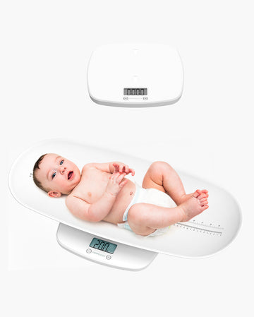 Báscula multifunción para bebés Momcozy - Medición de peso y altura