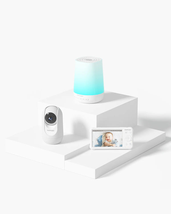 Ensemble de soins pour bébé : Machine sonore intelligente pour bébé et moniteur de surveillance pour bébé