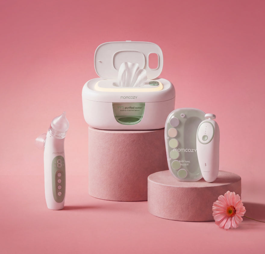 Baby-Care Bundle:Electric Nasal Aspirator & Electric Baby Nail File & Baby Wipe Warmer