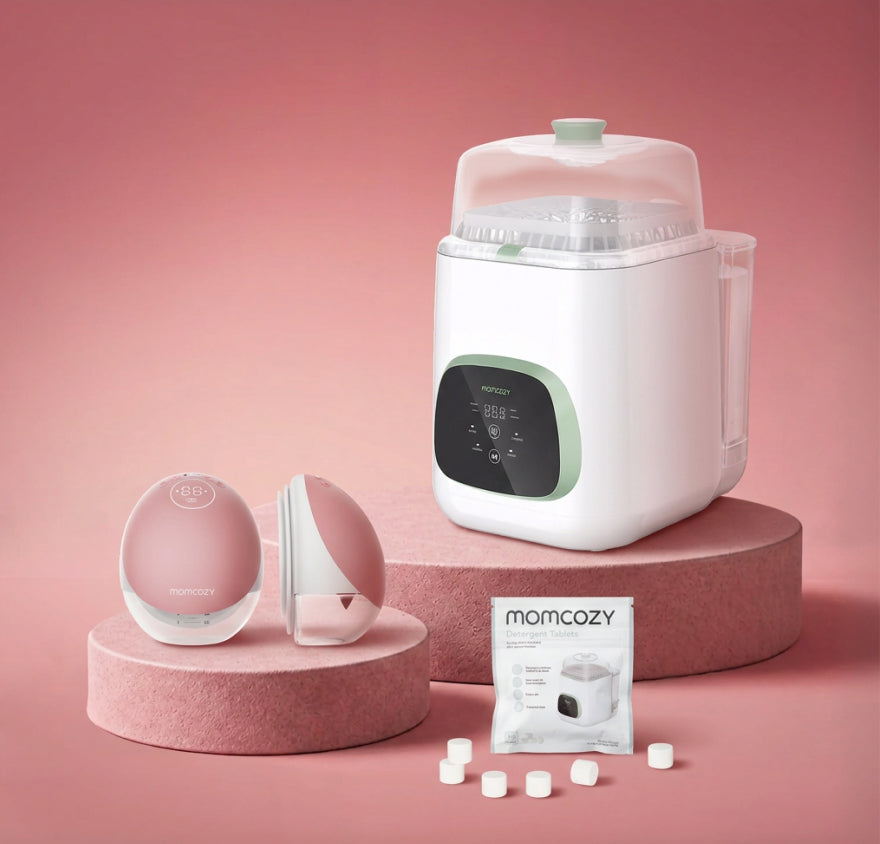 Pump & Clean Bundle: M9 Hands-free Breast Pump and KleanPal Pro Baby Bottle Washer