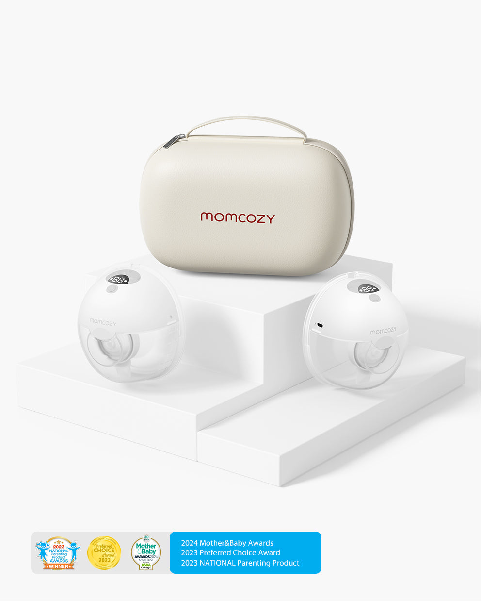 Momcozy M5 Hands Free Breast Pump, Double Wearable Breast Pump of Baby  Mouth Double-Sealed Flange with 3 Modes & 9 Levels