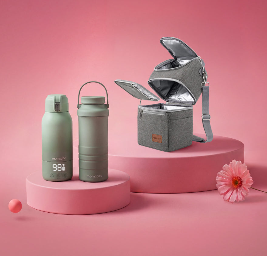On-the-Go Bundle:Bottle Warmer and Bottle Cooler and Breastmilk Cooler Bag