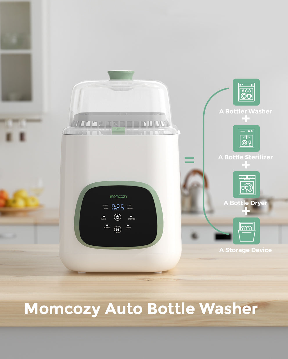 Momcozy Advanced Auto Baby Bottle Washer
