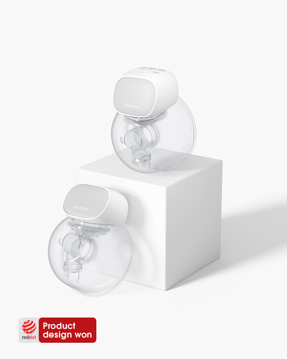 Momcozy Milk Collector Only Compatible with Momcozy S9 Pro/S12 Pro NOT for  S9/S12. Original S9 Pro/S12 Pro Breast Pump Replacement Accessories, 1 Pack