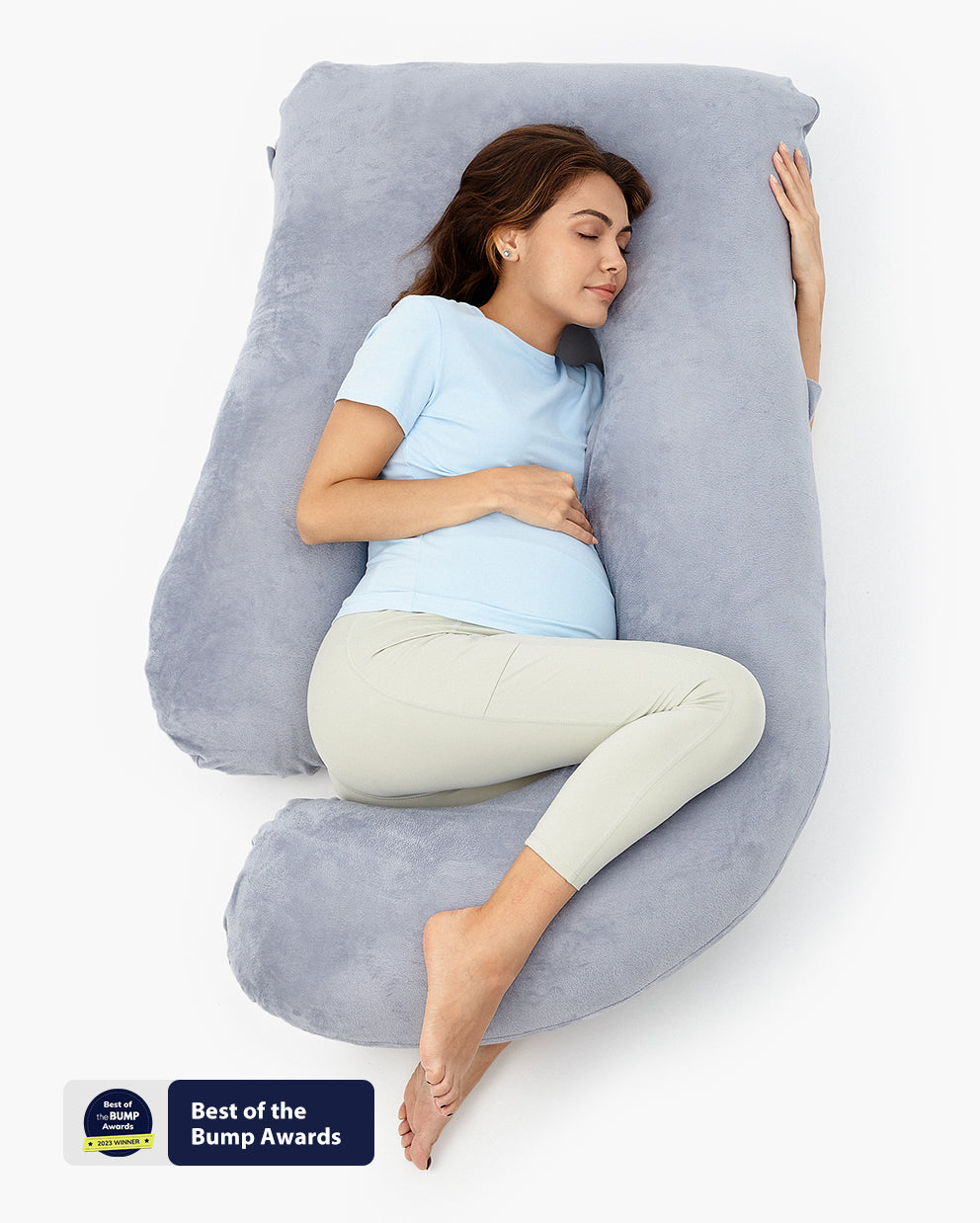 Side Sleeper Pregnancy Pillow for Baby Bump