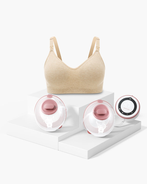 V1 Pro BH Bundle: V1 Pro Milchpumpe und US. Baumwolle Still-BH