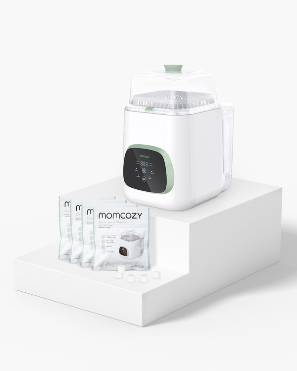 Time-Saving Cleaning Bundle: KleanPal Pro Bottle Washer + 120 Cleaning Tablets