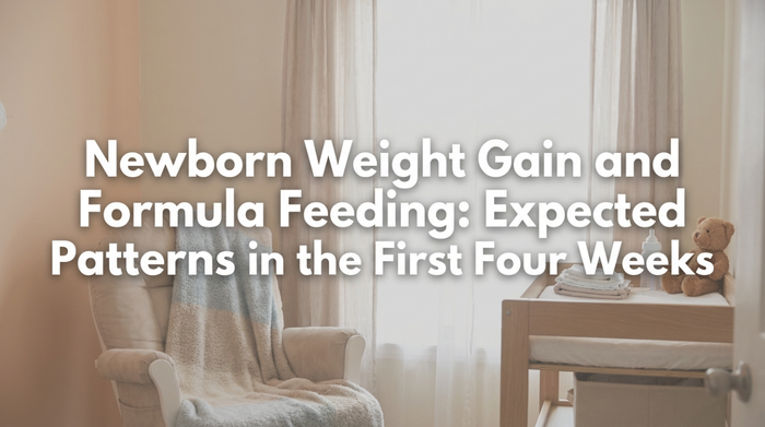 A simple line graph showing typical newborn weight loss and recovery pattern in the first two weeks