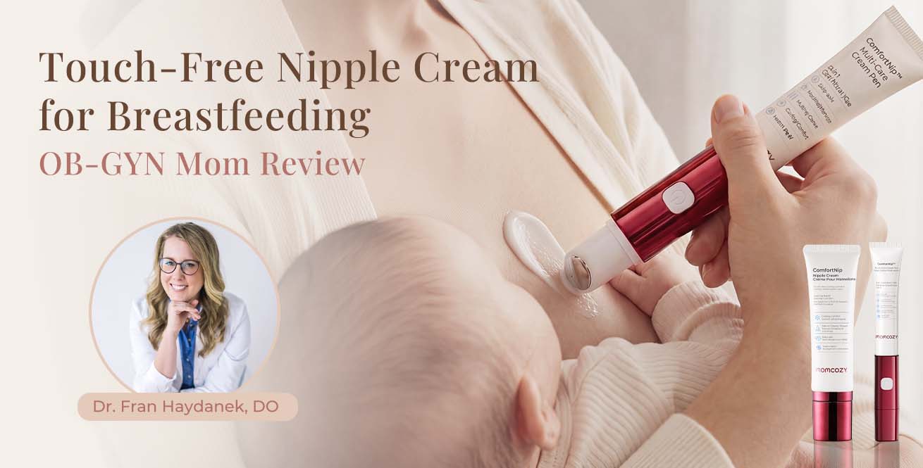 Touch-Free Nipple Cream for Breastfeeding | OB-GYN Mom Review