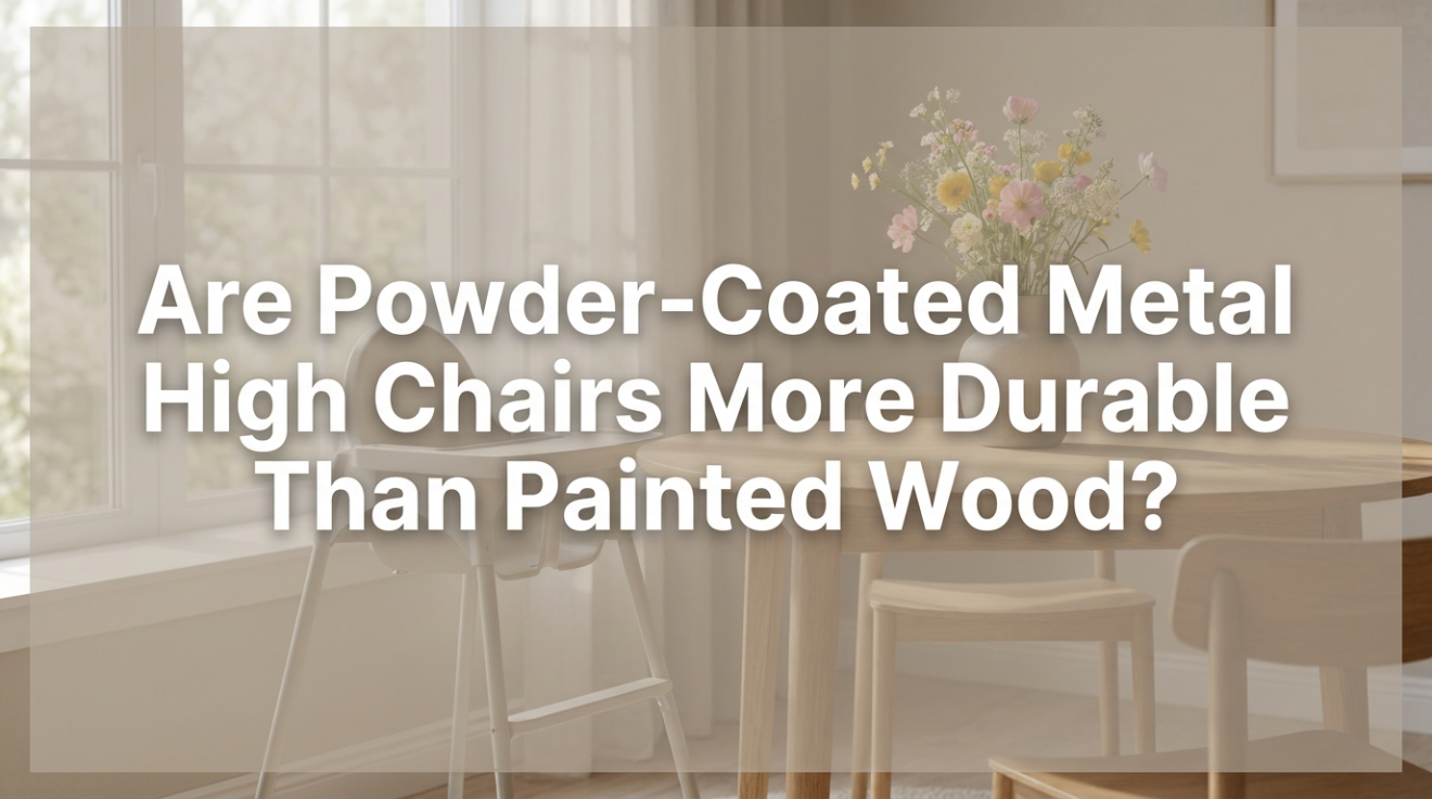 Close-up comparison of durable powder-coated metal surface versus chipped painted wood