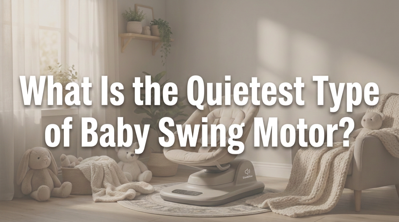 Comparison diagram of baby swing motor placement and vibration