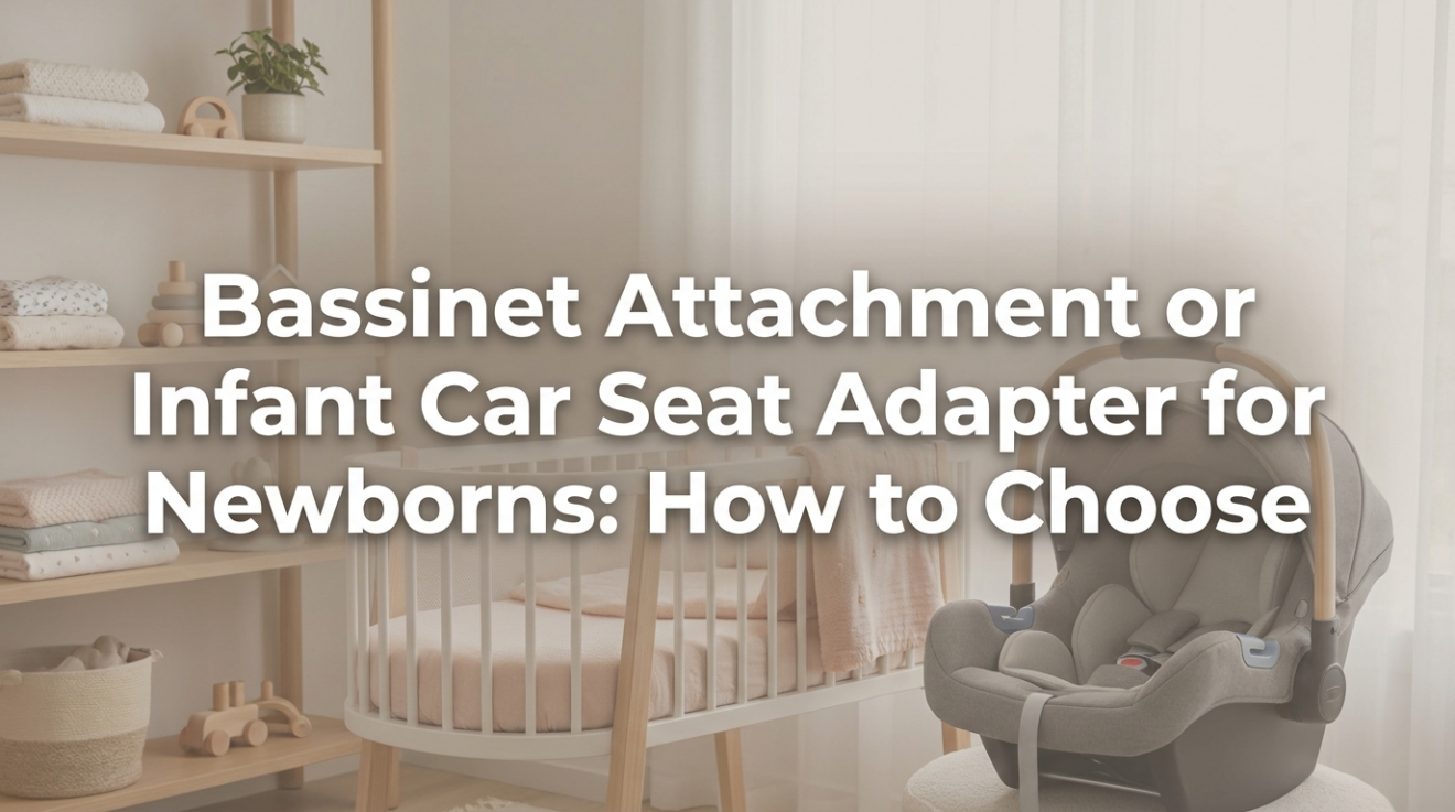Comparison diagram of bassinet flat sleep versus car seat position