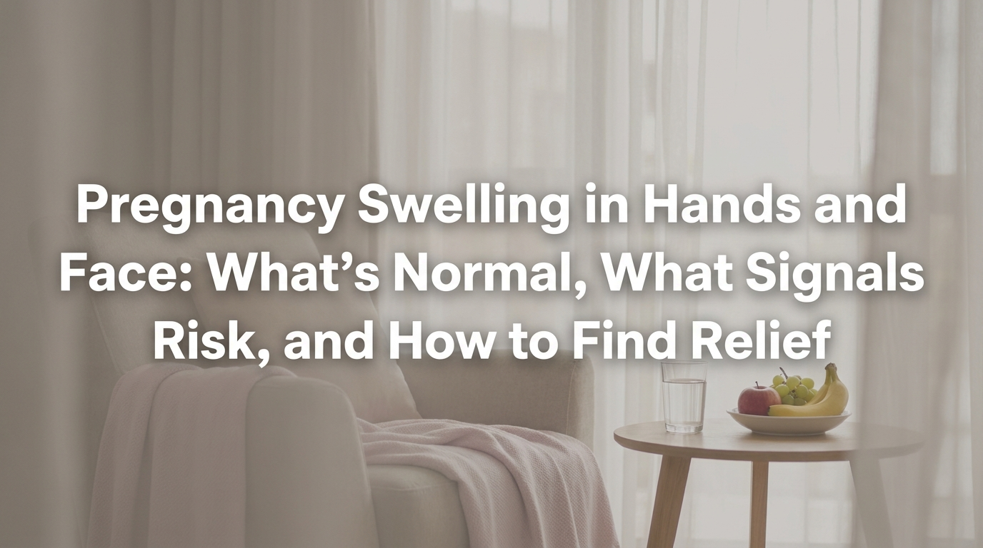 Comparison of mild versus severe hand swelling during pregnancy
