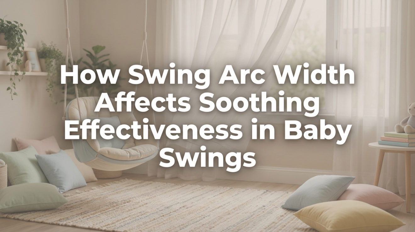 Diagram comparing narrow, medium, and wide swing motion arcs side by side