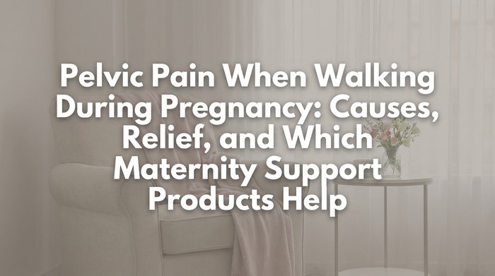 Diagram showing pelvic joint movement during walking in pregnancy