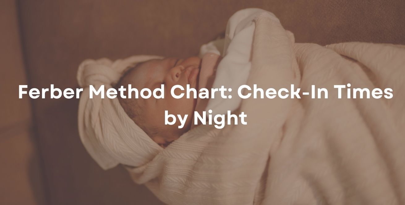 Ferber Method Chart: Check-In Times by Night