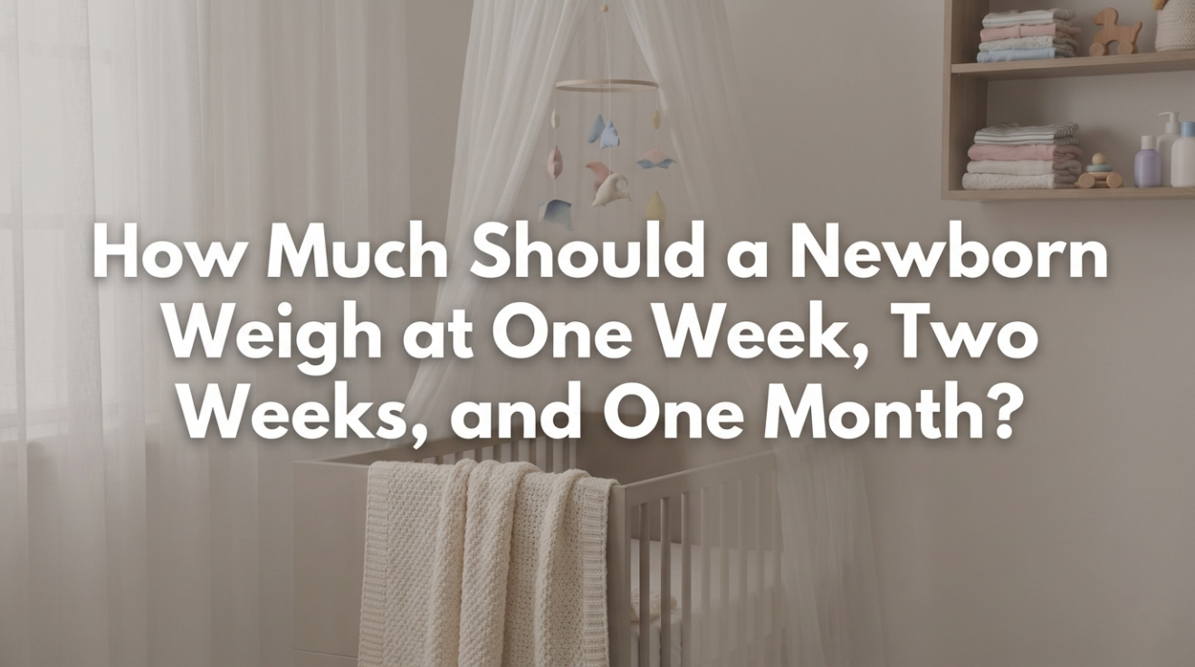 Graph showing typical newborn weight loss and recovery pattern in first week