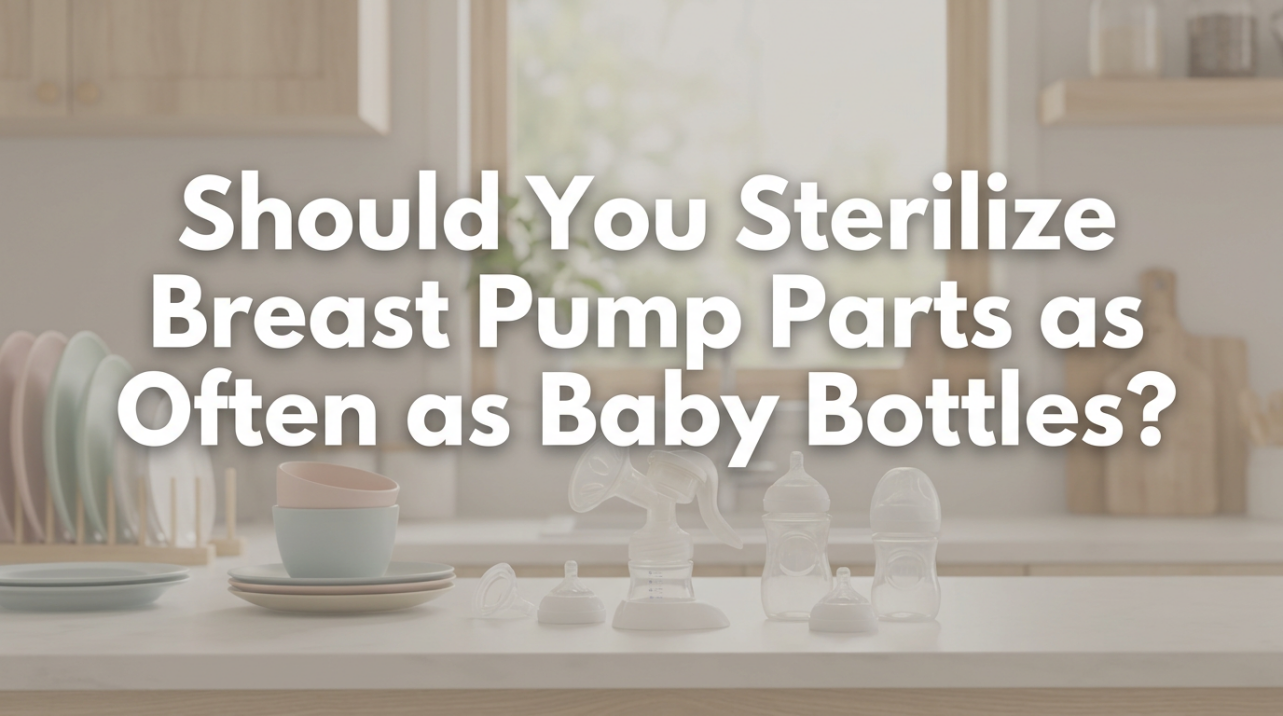 Should You Sterilize Breast Pump Parts as Often as Baby Bottles?
