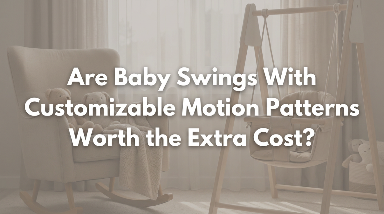 Illustration comparing three types of baby swing motion patterns