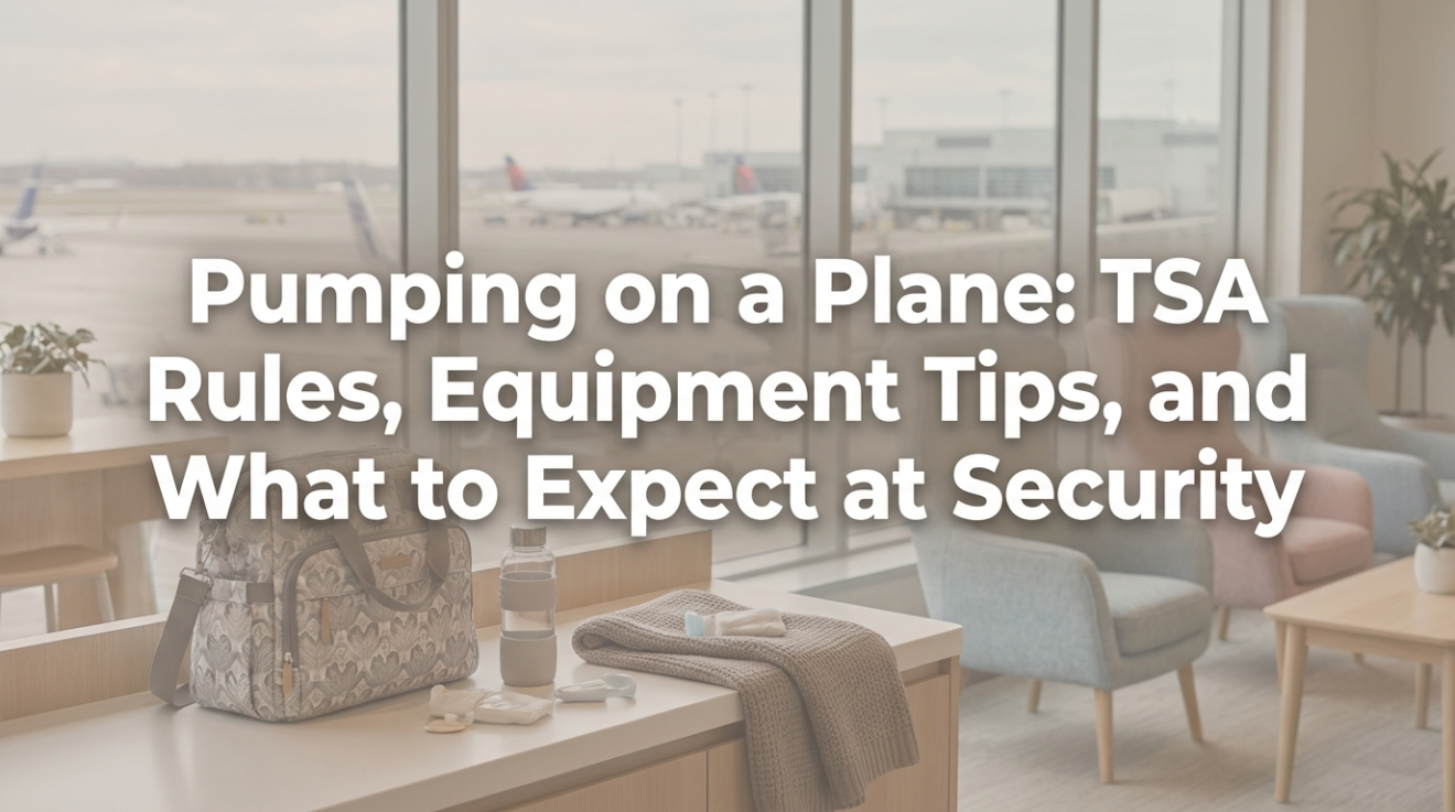 Infographic showing breast milk exempt from standard TSA liquid limits