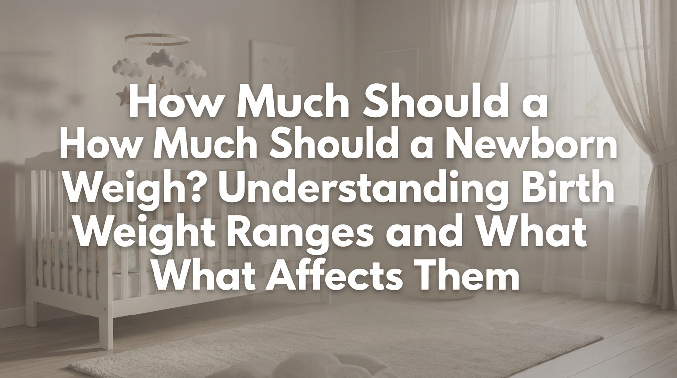 Infographic showing three newborn weight categories with scale icons