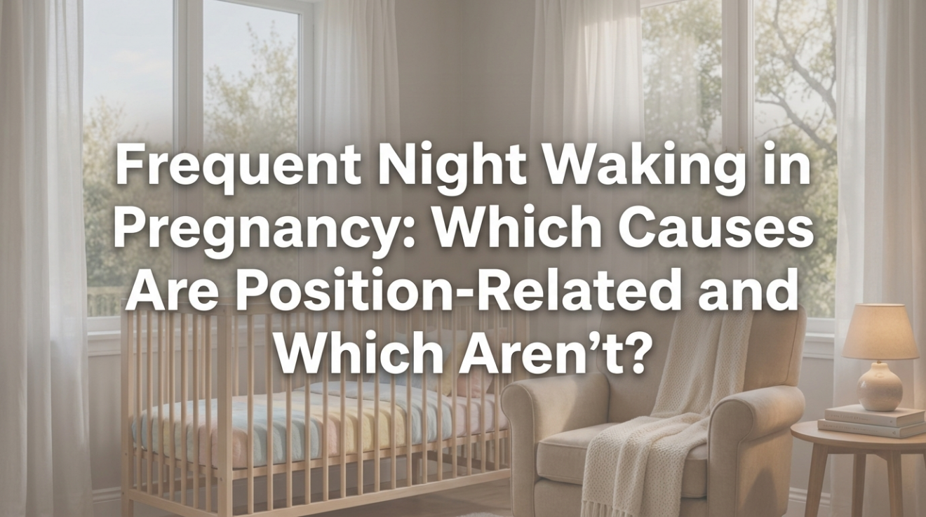 Supportive pillow arrangement for side-sleeping during pregnancy
