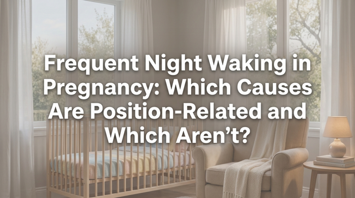 Supportive pillow arrangement for side-sleeping during pregnancy