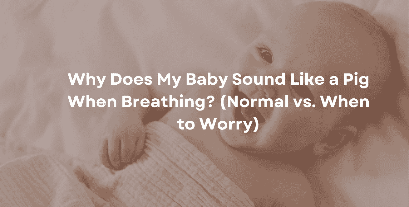 Why Does My Baby Sound Like a Pig When Breathing (Normal vs. When to Worry)