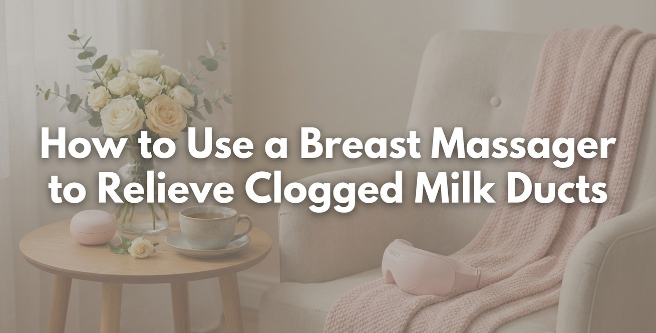 How to Use a Breast Massager to Relieve Clogged Milk Ducts
