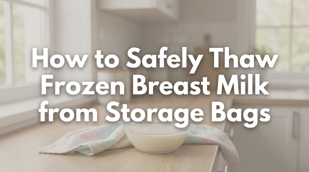 How to Safely Thaw Frozen Breast Milk from Storage Bags