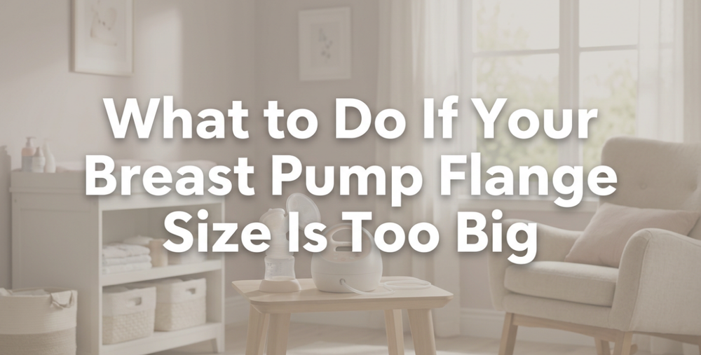 What to Do If Your Breast Pump Flange Size Is Too Big