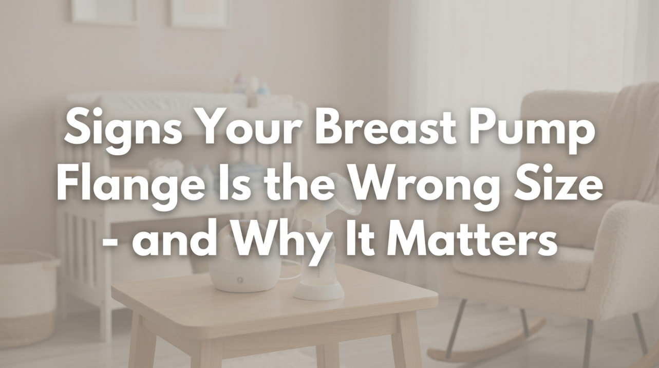 Signs Your Breast Pump Flange Is the Wrong Size - and Why It Matters