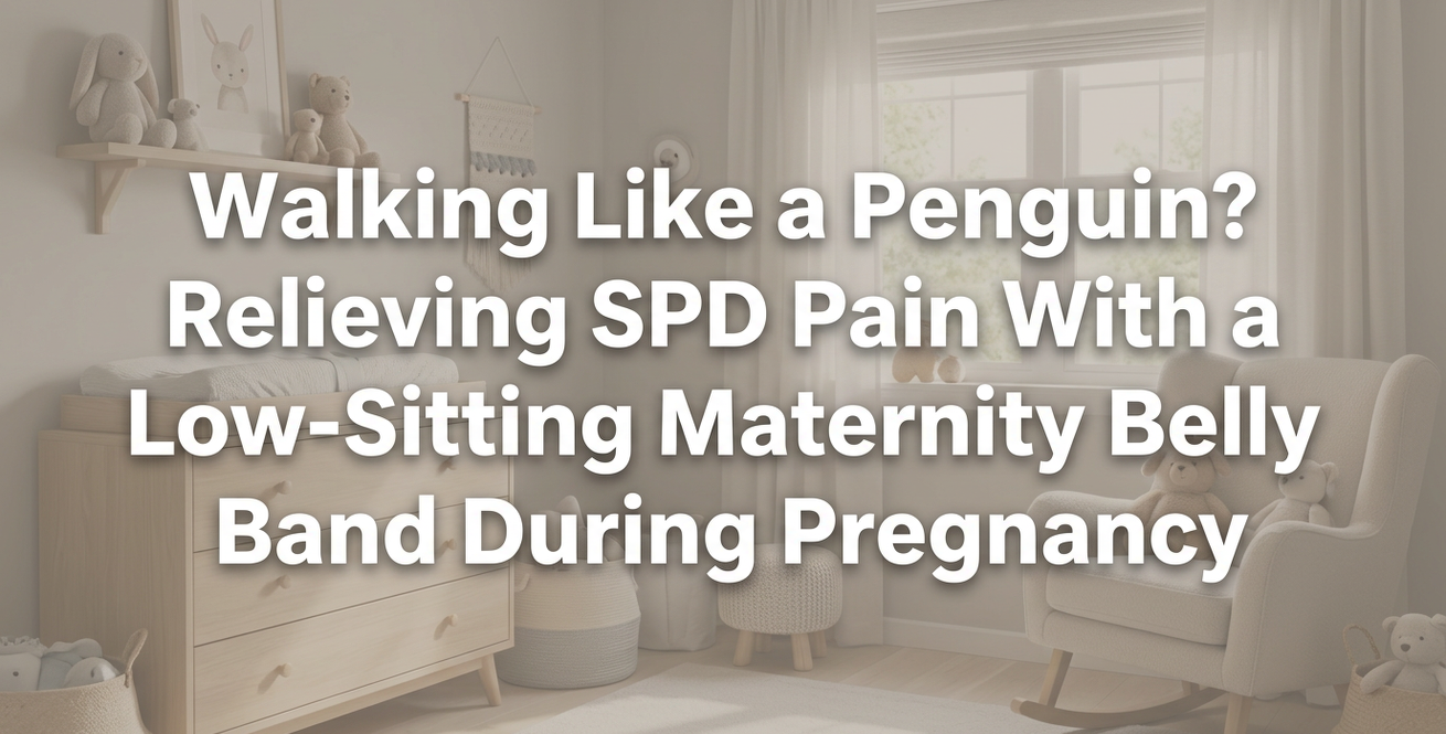 Walking Like a Penguin? Relieving SPD Pain With a Low-Sitting Maternity Belly Band During Pregnancy