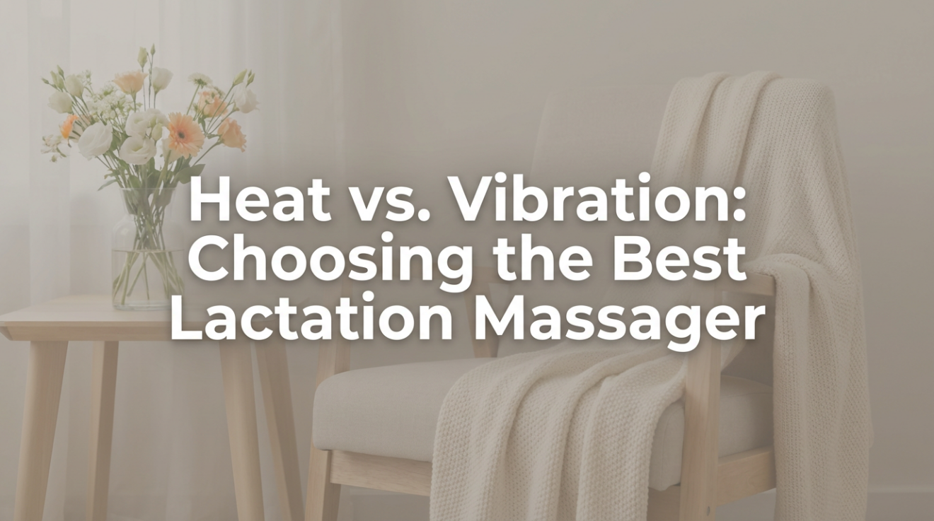 Heat vs. Vibration: Choosing the Best Lactation Massager