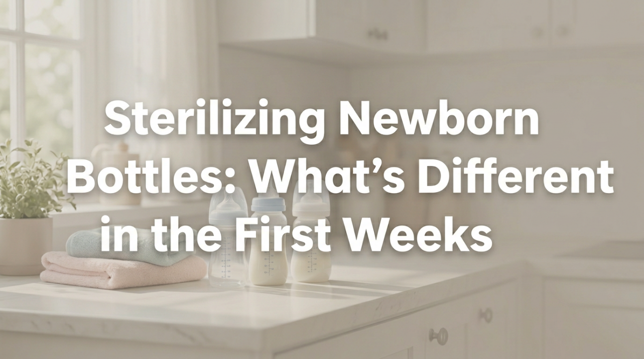 Sterilizing Newborn Bottles: What’s Different in the First Weeks