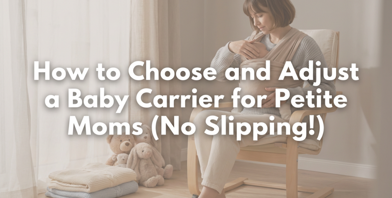 How to Choose and Adjust a Baby Carrier for Petite Moms (No Slipping!)