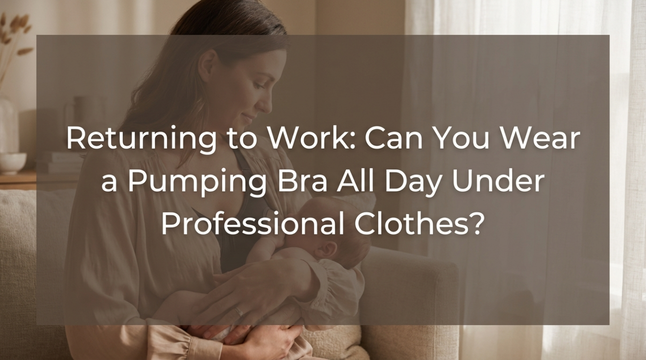 Returning to Work: Can You Wear a Pumping Bra All Day Under Professional Clothes
