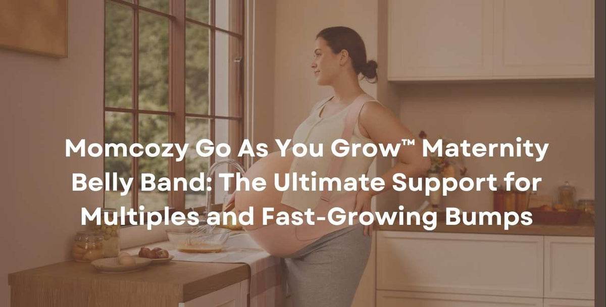 Momcozy Go As You Grow™ Maternity Belly Band: The Ultimate Support for Multiples and Fast-Growing Bumps