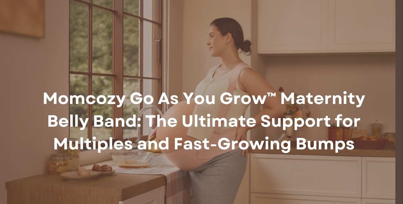 Momcozy Go As You Grow™ Maternity Belly Band: The Ultimate Support for Multiples and Fast-Growing Bumps