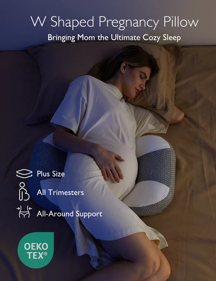 Pregnancy Comfort Bundle:  Stretch Mark Cream, Pregnancy Pillow