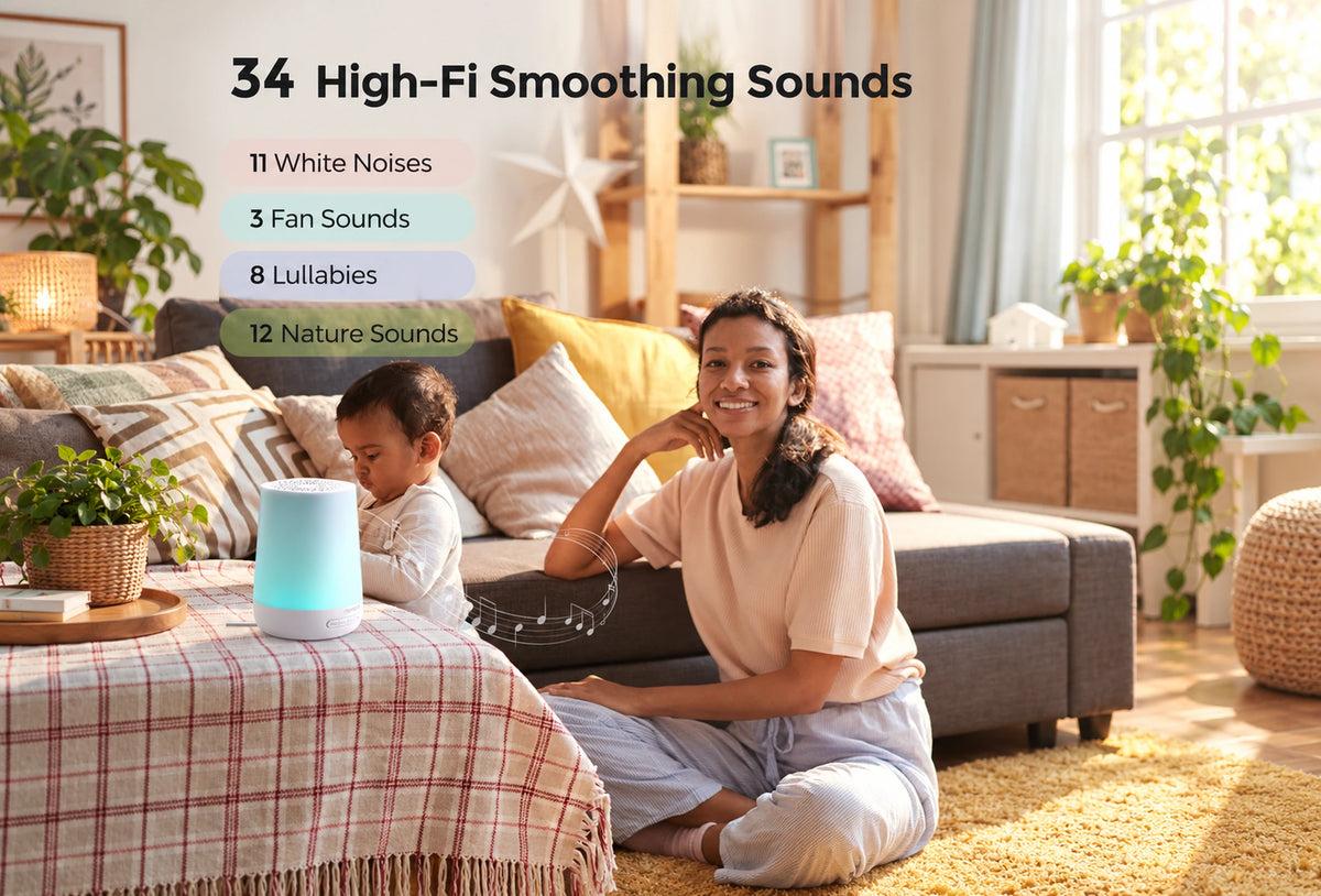 Baby Care Bundle: 2 in 1 Nasal Aspirator and Smart Baby Sound Machine