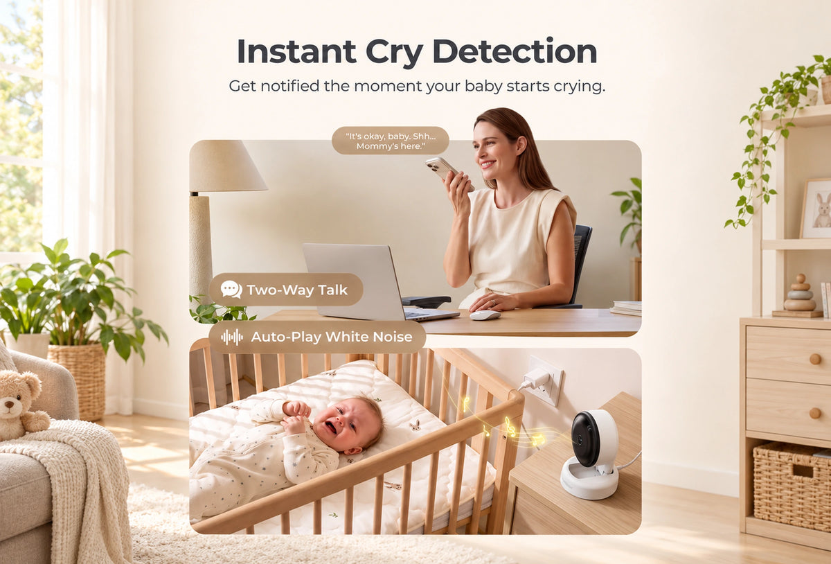 Momcozy Contact-Free Smart Baby Monitor (BM08)