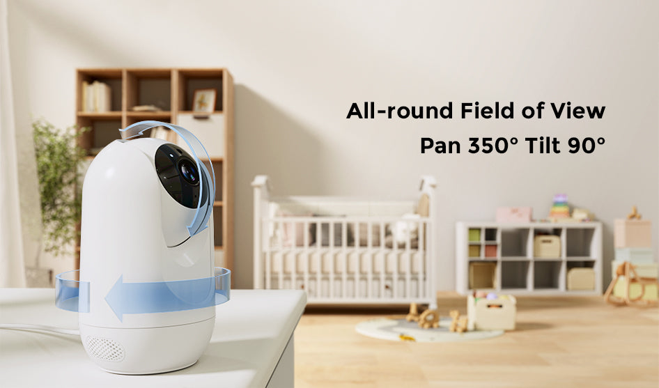 Camera for Momcozy Video Baby Monitor All-arround Field of View