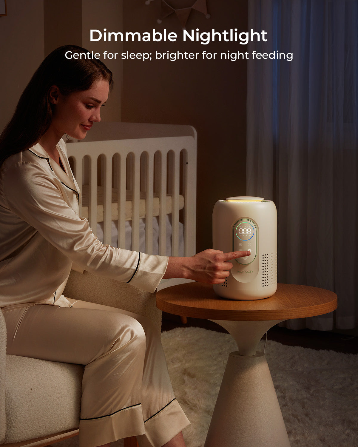 Nursery Air Purifier for Infants & Newborns | Quiet & Smart | Momcozy