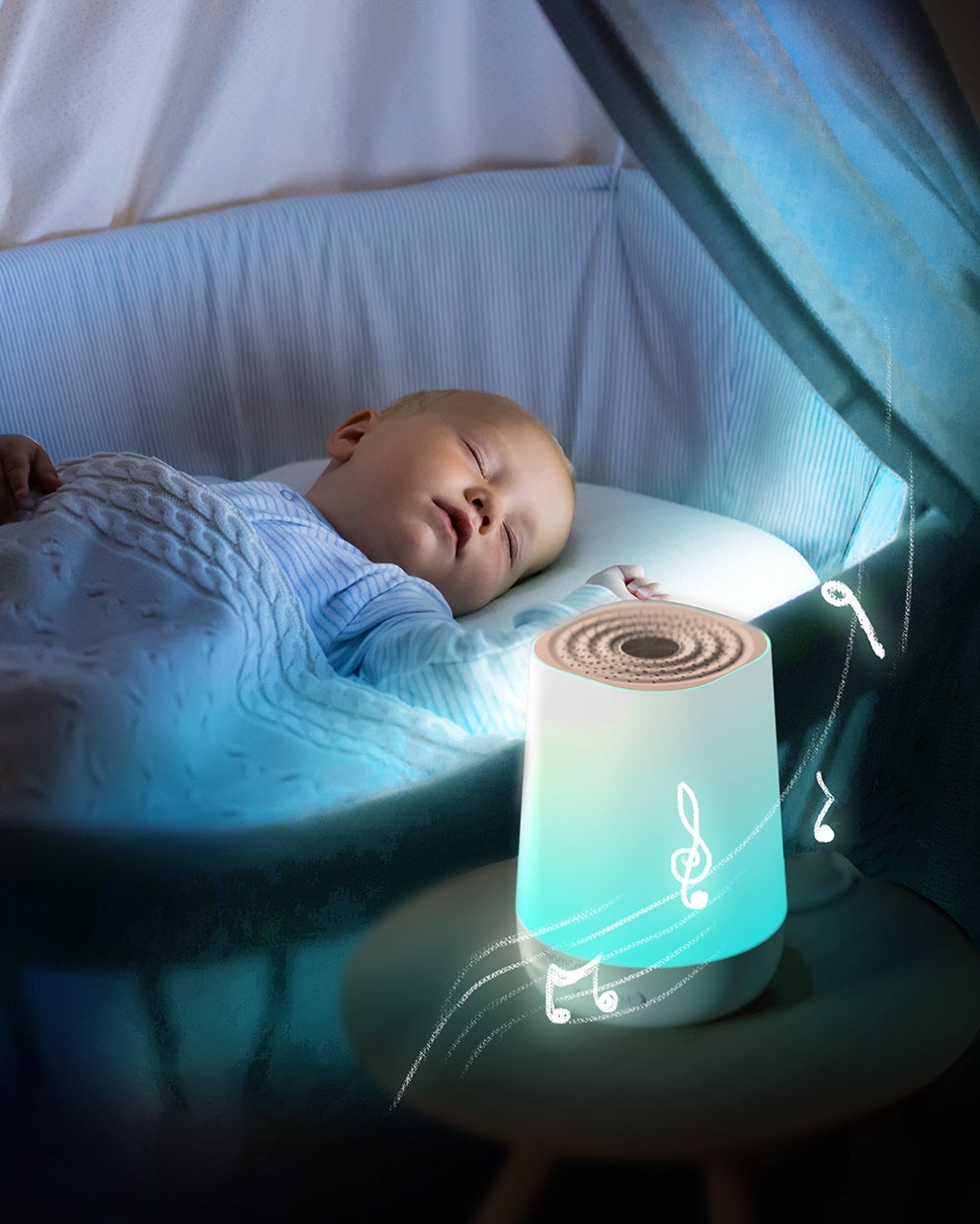 Morfone Sound Machine Baby with 34 Soothing Sounds White Noise Machine &  Night Light Sleep Trainer with App Remote Control Alarm Clock Timer Setting  Personal Sleep Routine for Babies Adult Kids 