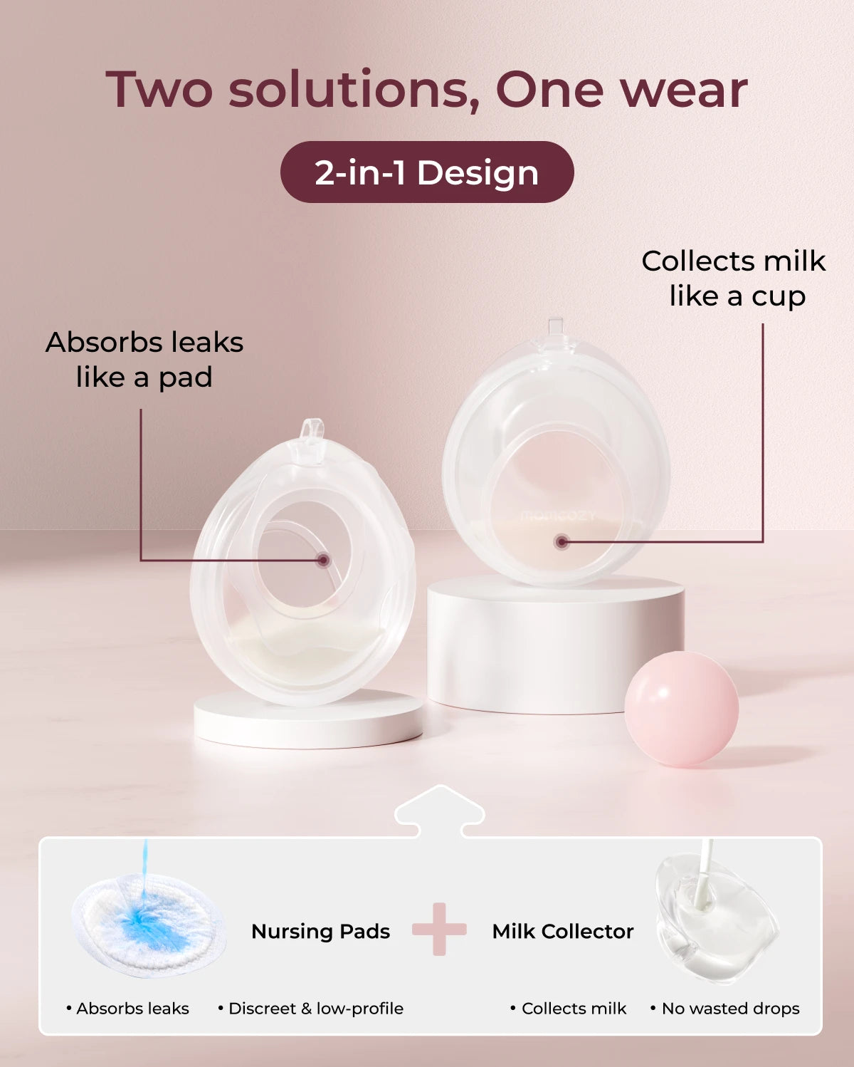 Recolector de leche materna Momcozy